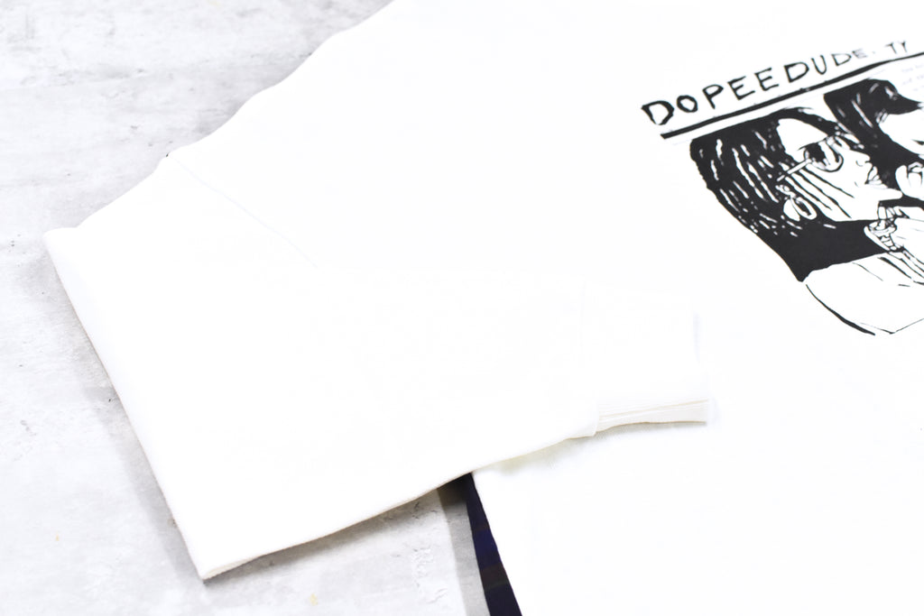 STOF / DOPEE DUDE L/S Tee - WHITE