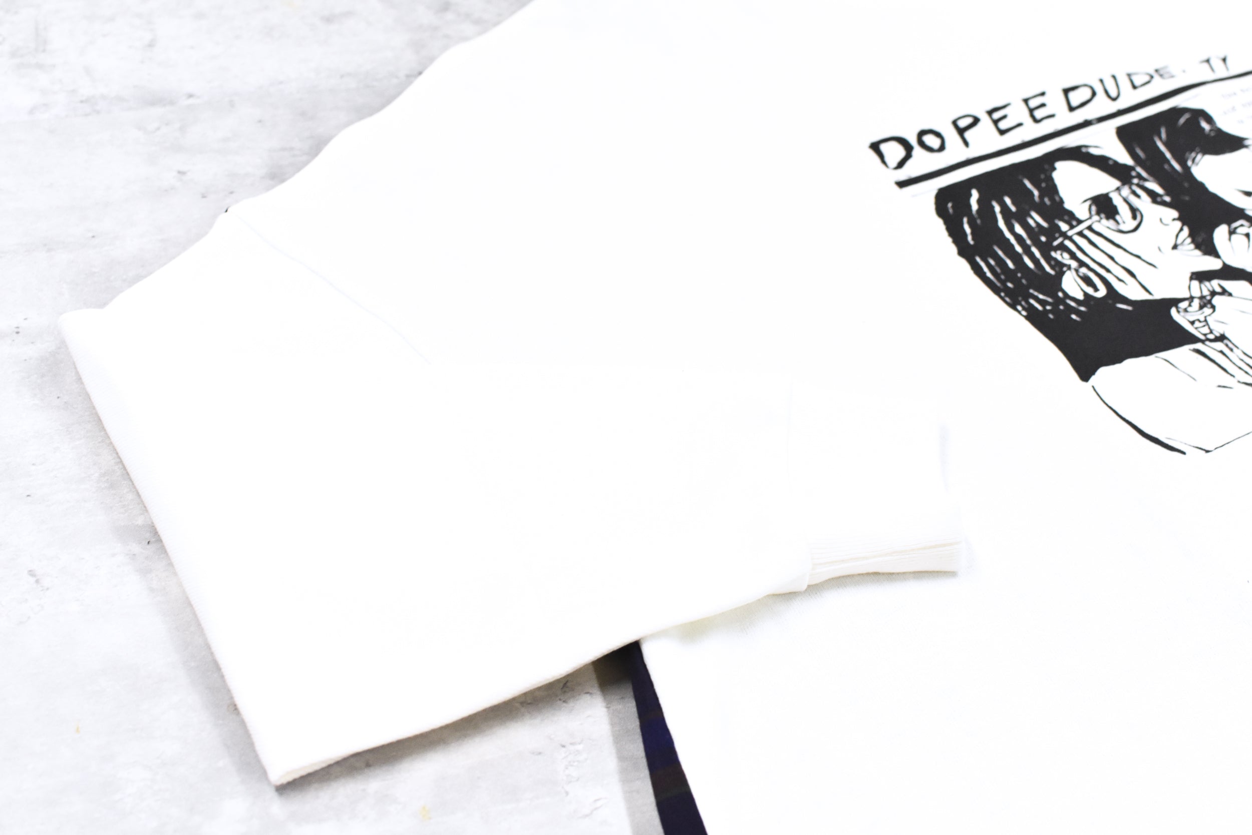 STOF / DOPEE DUDE L/S Tee - WHITE