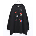 STOF / Edition Embroi L/S Tee - BLACK