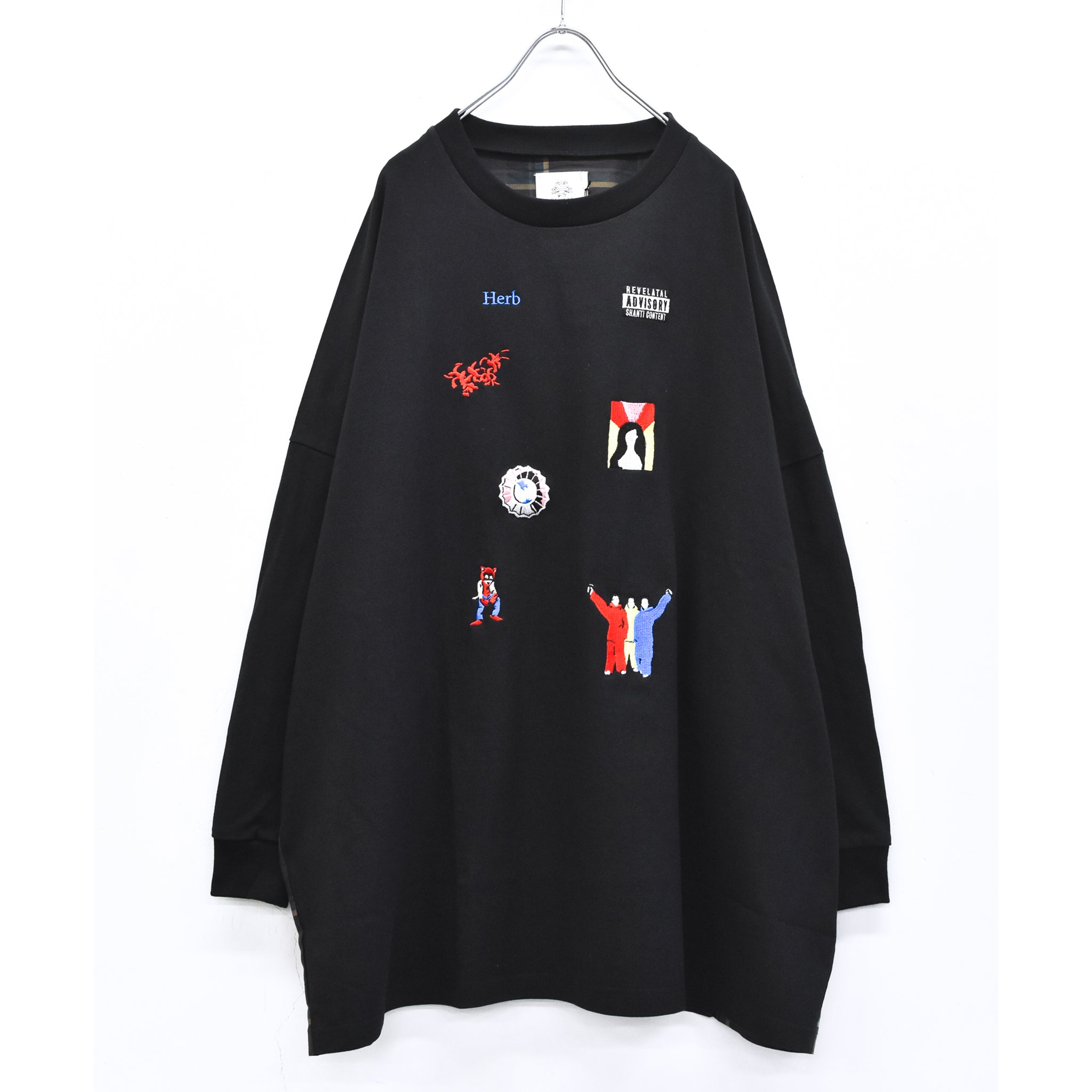 STOF / Edition Embroi L/S Tee - BLACK