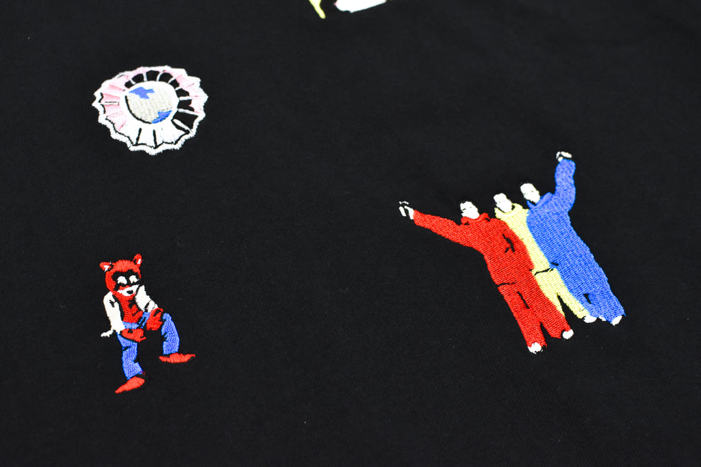 STOF / Edition Embroi L/S Tee - BLACK
