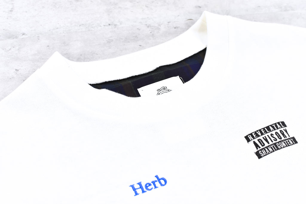 STOF / Edition Embroi L/S Tee - WHITE