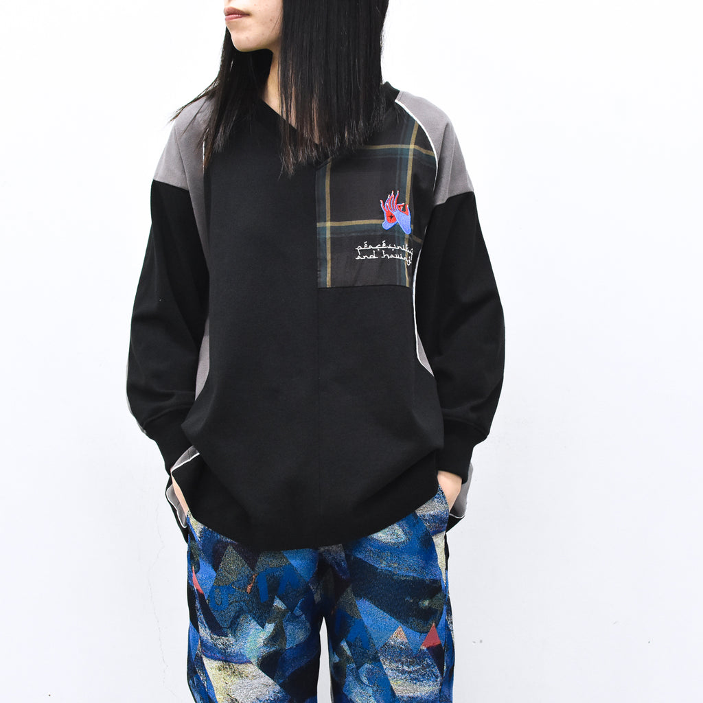 STOF /  Not Uniform Pulover - BLACK