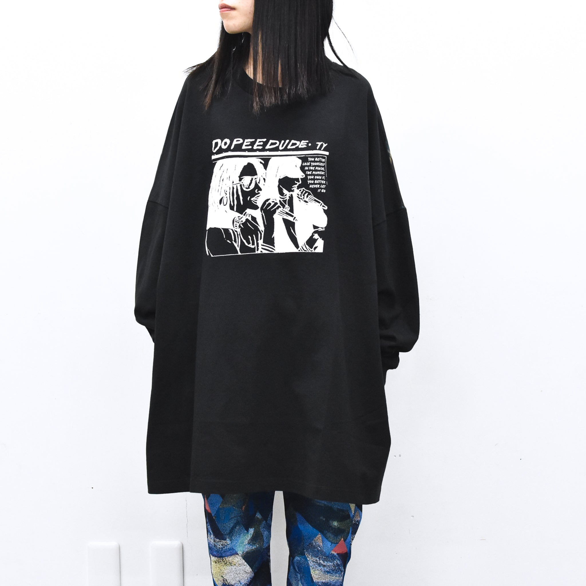 STOF / DOPEE DUDE L/S Tee - BLACK