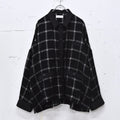 THE JEAN PIERRE / 11XL Tear Off Sheer Tweed Jacket - BLACK