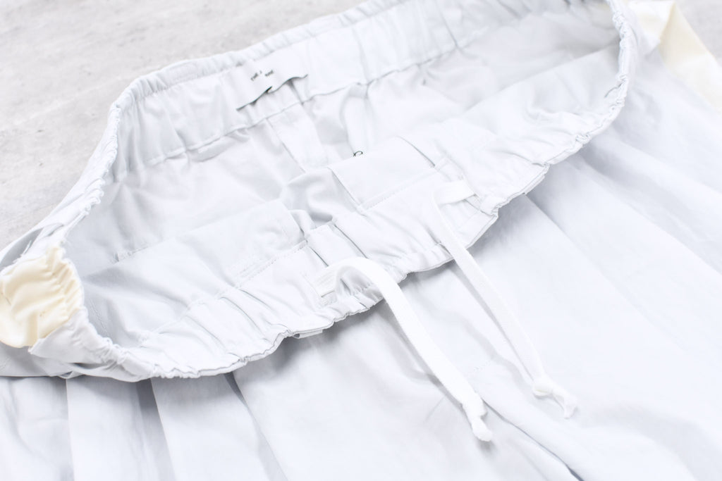 THE JEAN PIERRE / 3Tuck Easy Trouser - STONE WHT