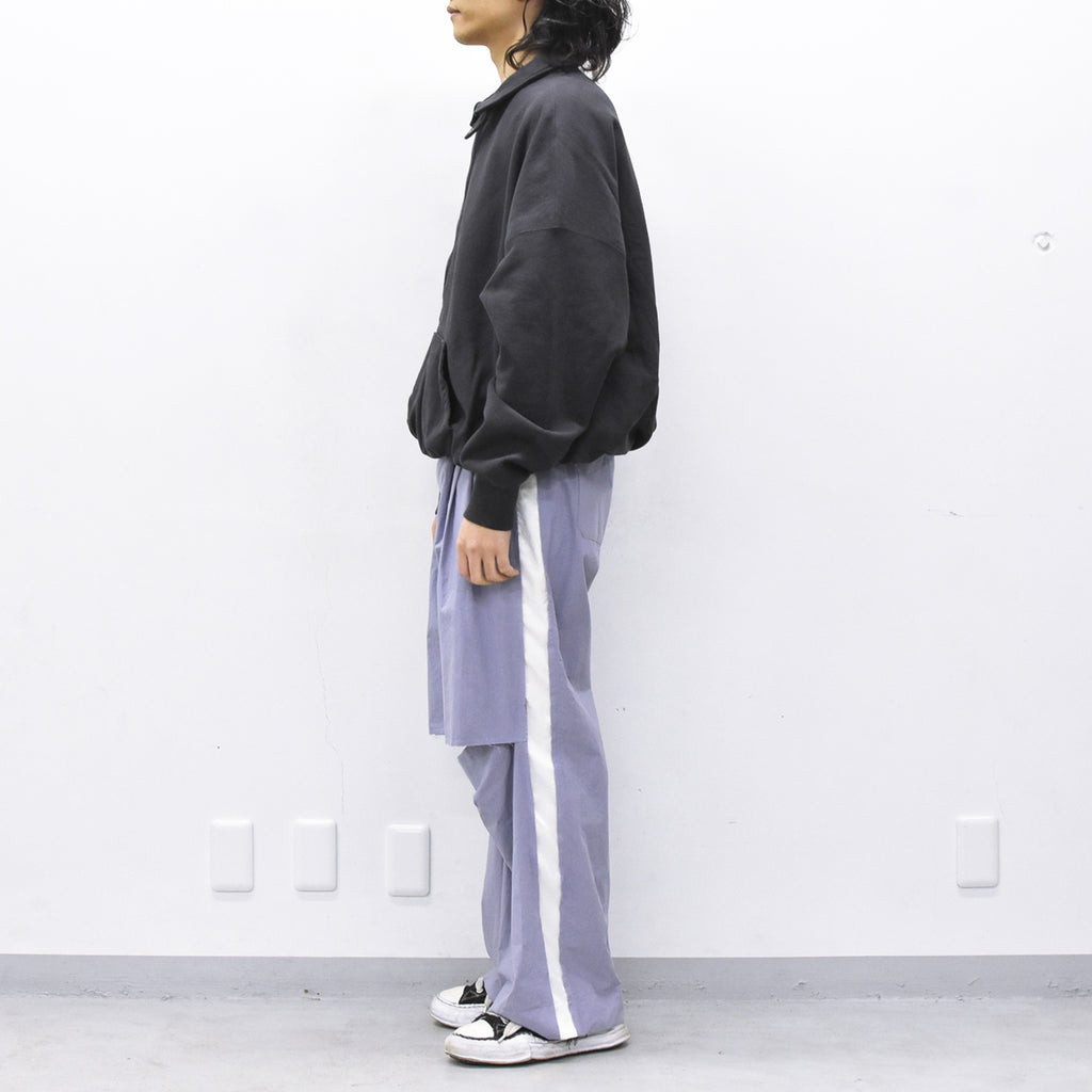 THE JEAN PIERRE / 3Tuck Easy Trouser - GREY