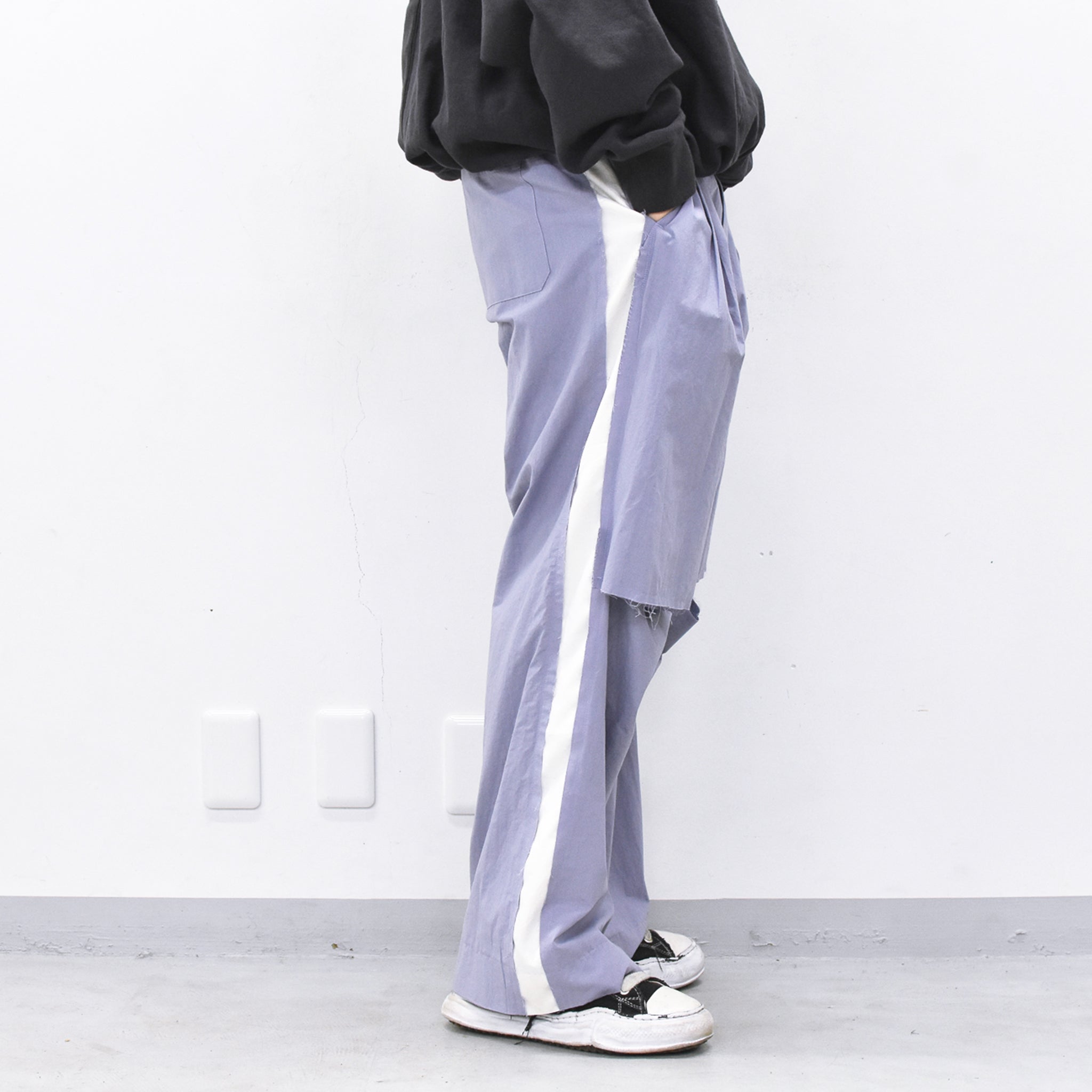 THE JEAN PIERRE / 3Tuck Easy Trouser - GREY