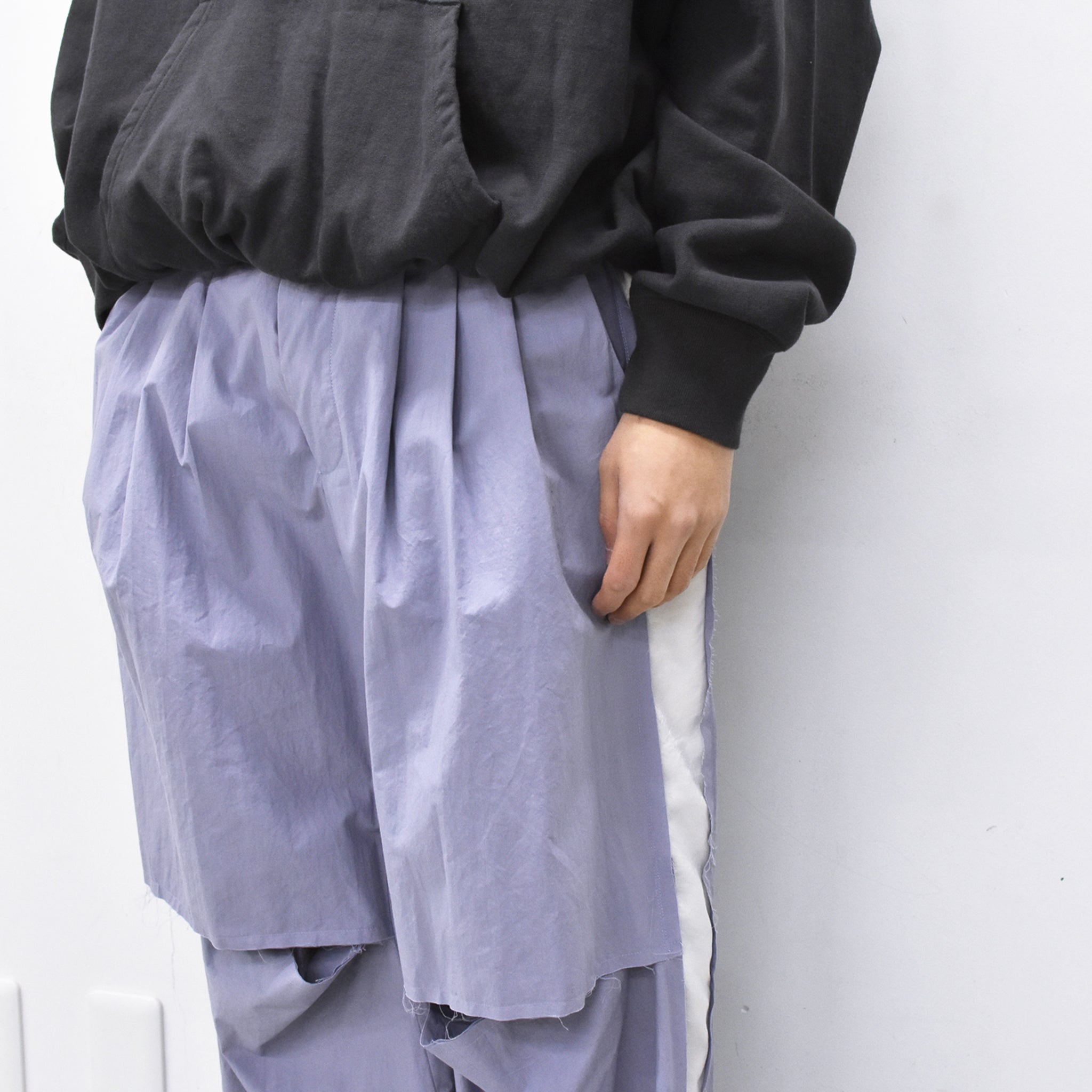 THE JEAN PIERRE / 3Tuck Easy Trouser - GREY