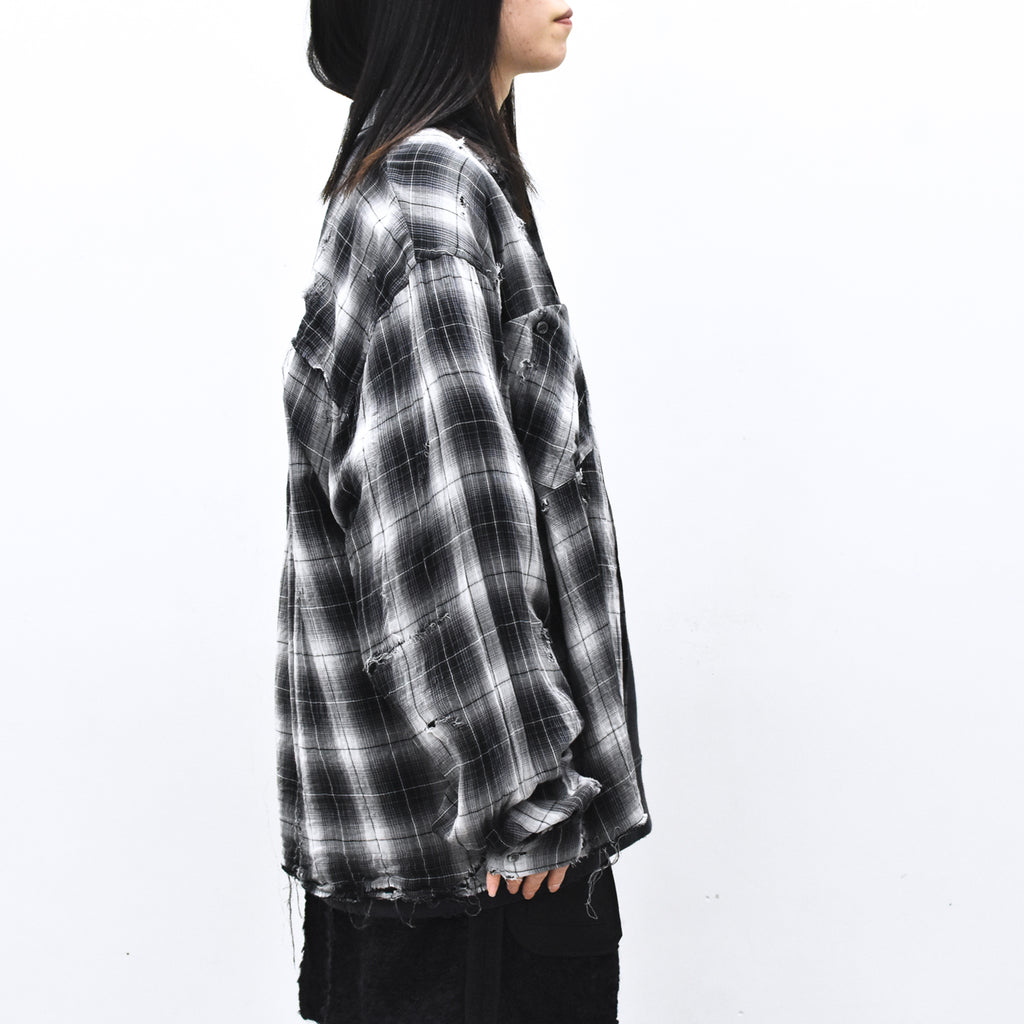 THE JEAN PIERRE / Grunge Destroy Kurt Shirt - BLACK