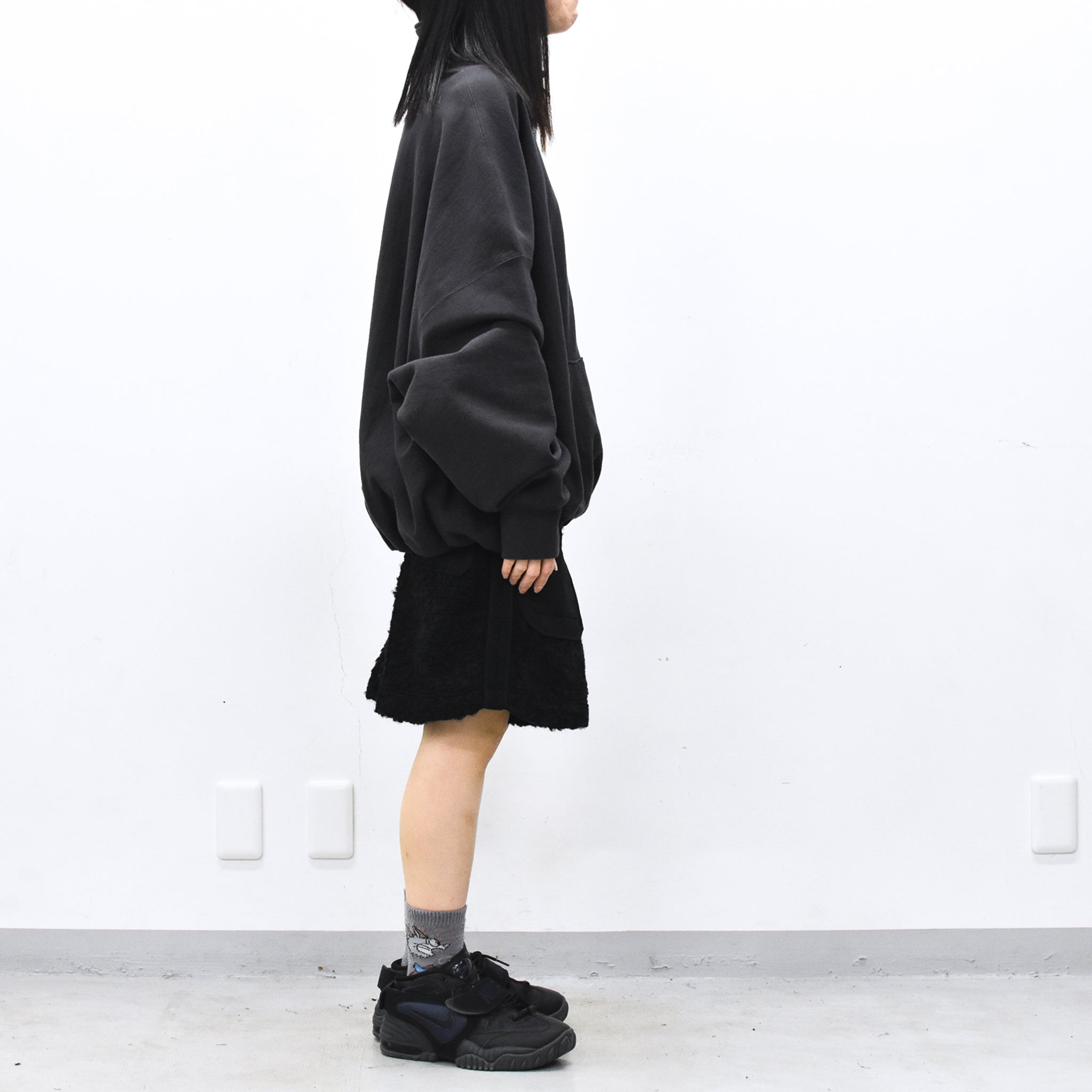 THE JEAN PIERRE / 11XL Sweat Shirt - FADE BLK