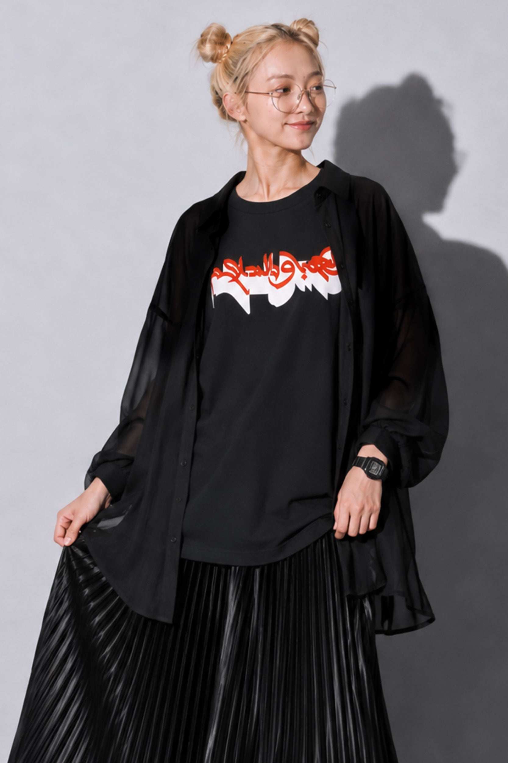 STOF / ARABIC L&P  Tee - BLACK