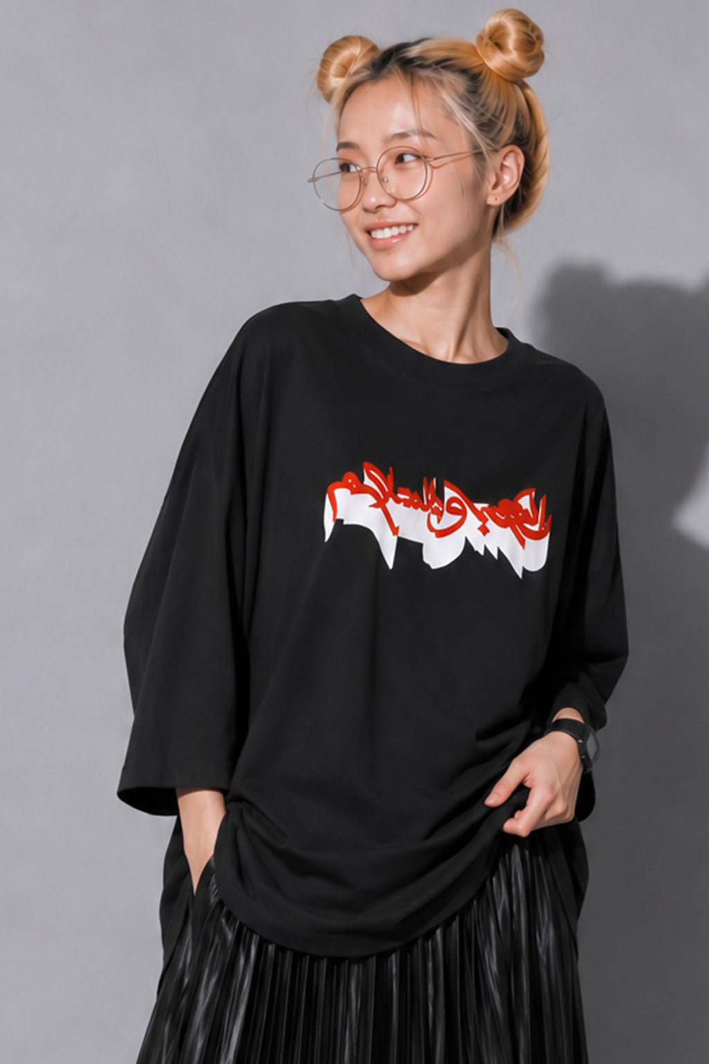 STOF / ARABIC L&P  Tee - BLACK