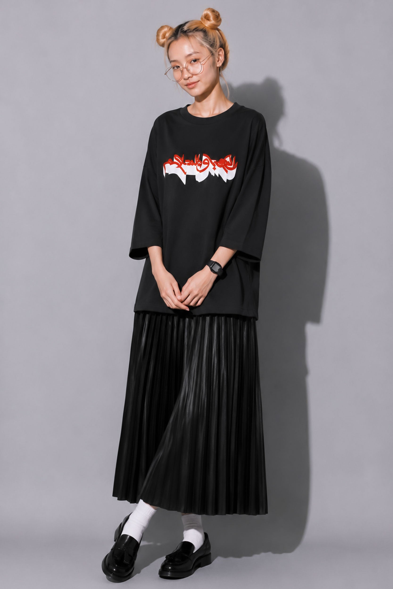 STOF / ARABIC L&P  Tee - BLACK