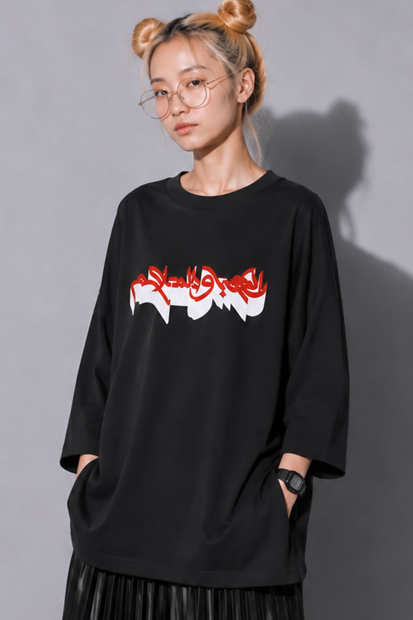 STOF / ARABIC L&P  Tee - BLACK