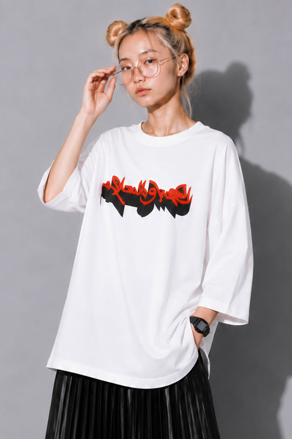 STOF / ARABIC L&P  Tee - WHITE