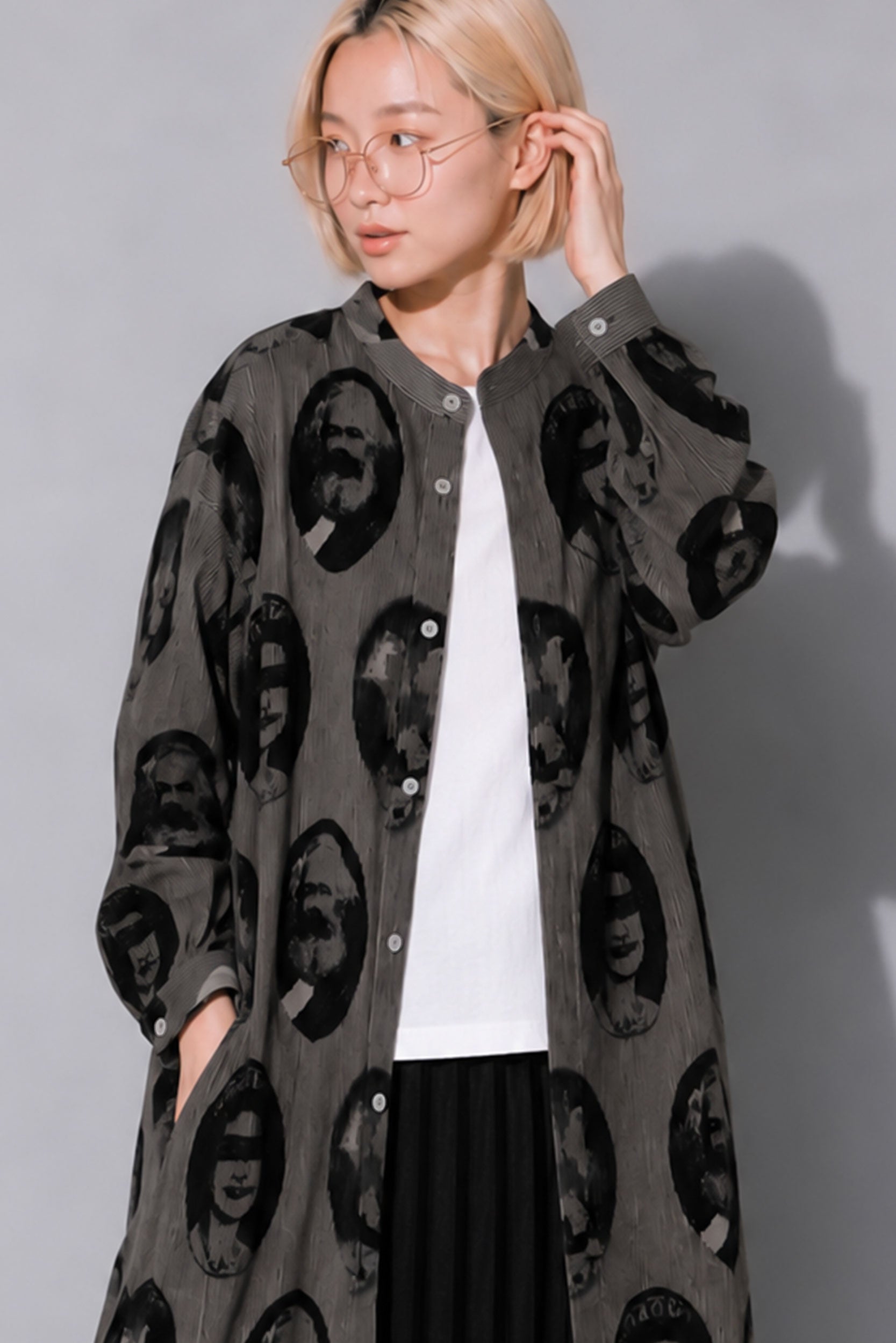 STOF / Anarchy/Flocky Dress Shirts - BLACK