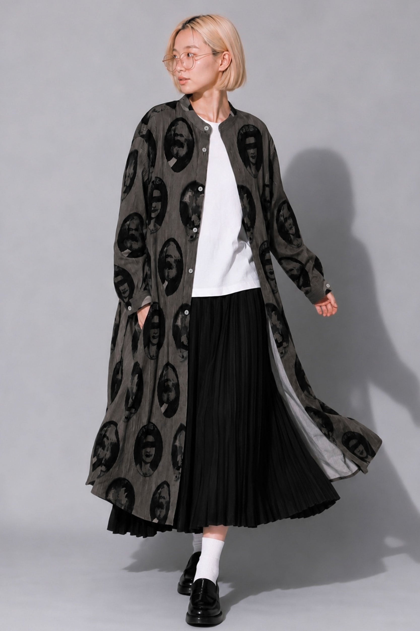 STOF / Anarchy/Flocky Dress Shirts - BLACK