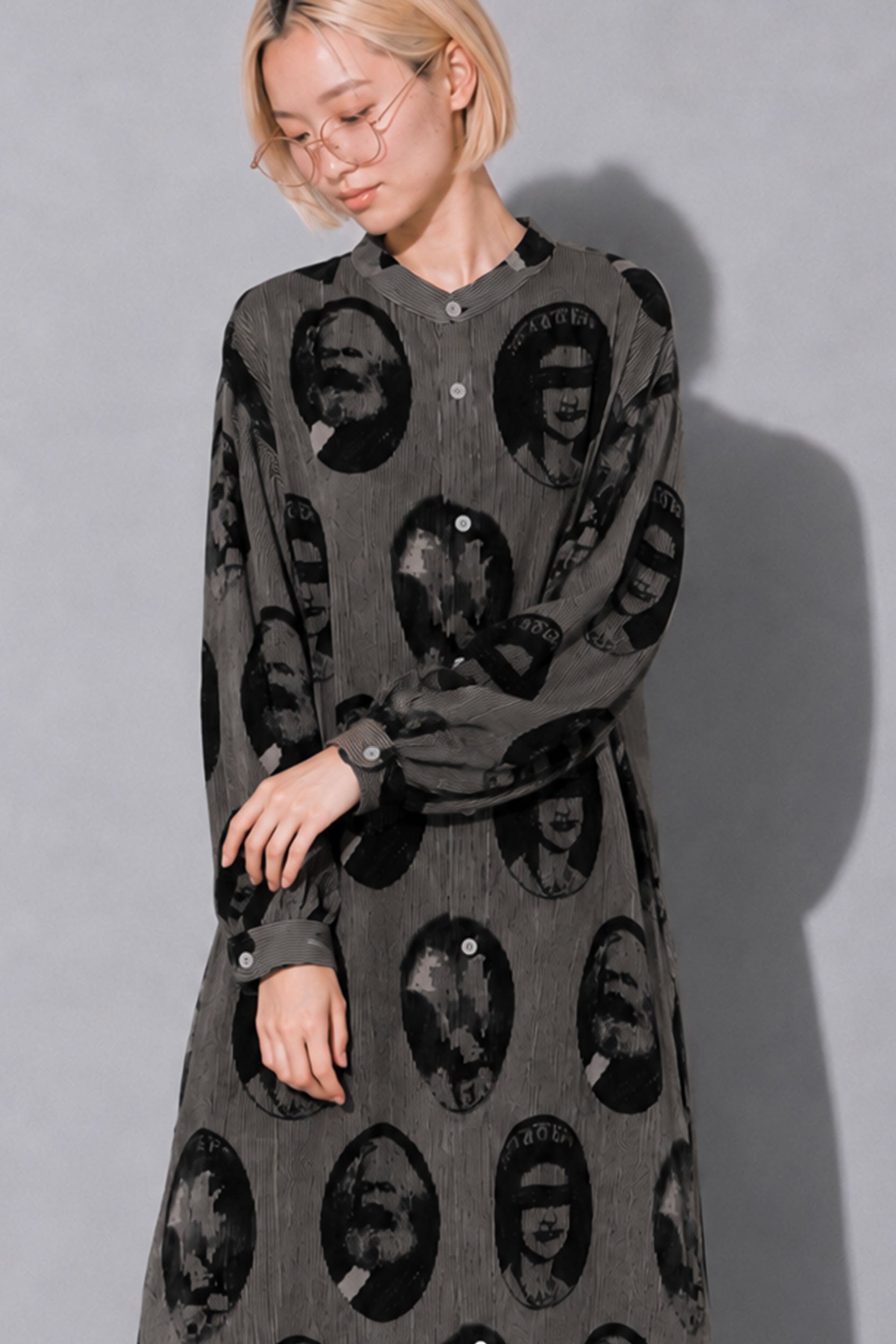 STOF / Anarchy/Flocky Dress Shirts - BLACK
