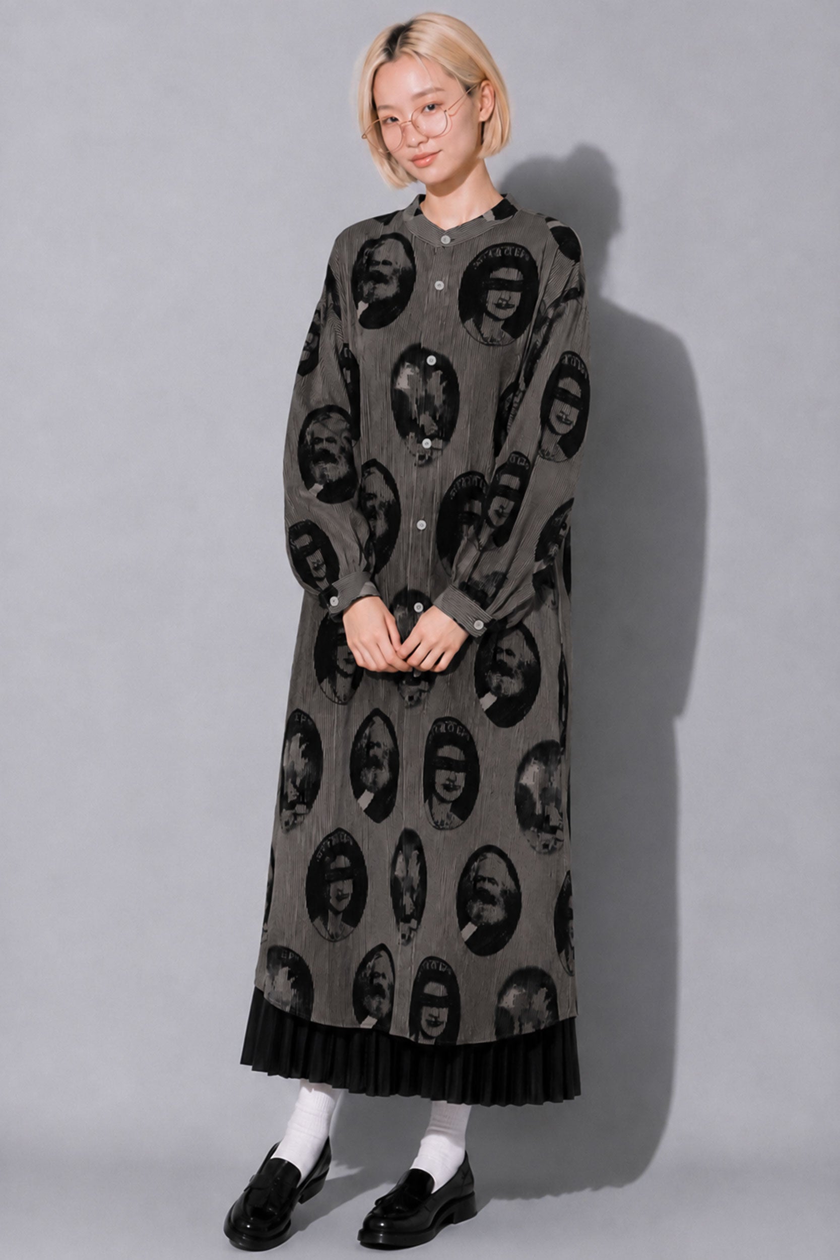 STOF / Anarchy/Flocky Dress Shirts - BLACK