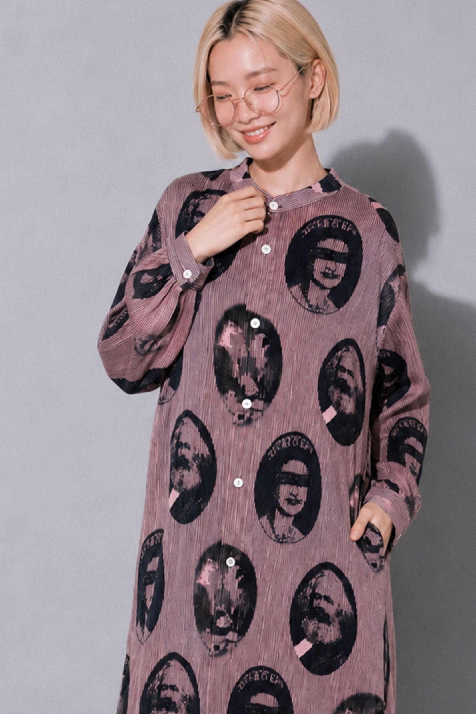STOF / Anarchy/Flocky Dress Shirts - PINK