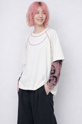 STOF / Anarchy/Flocky Layer Tee - WHITE