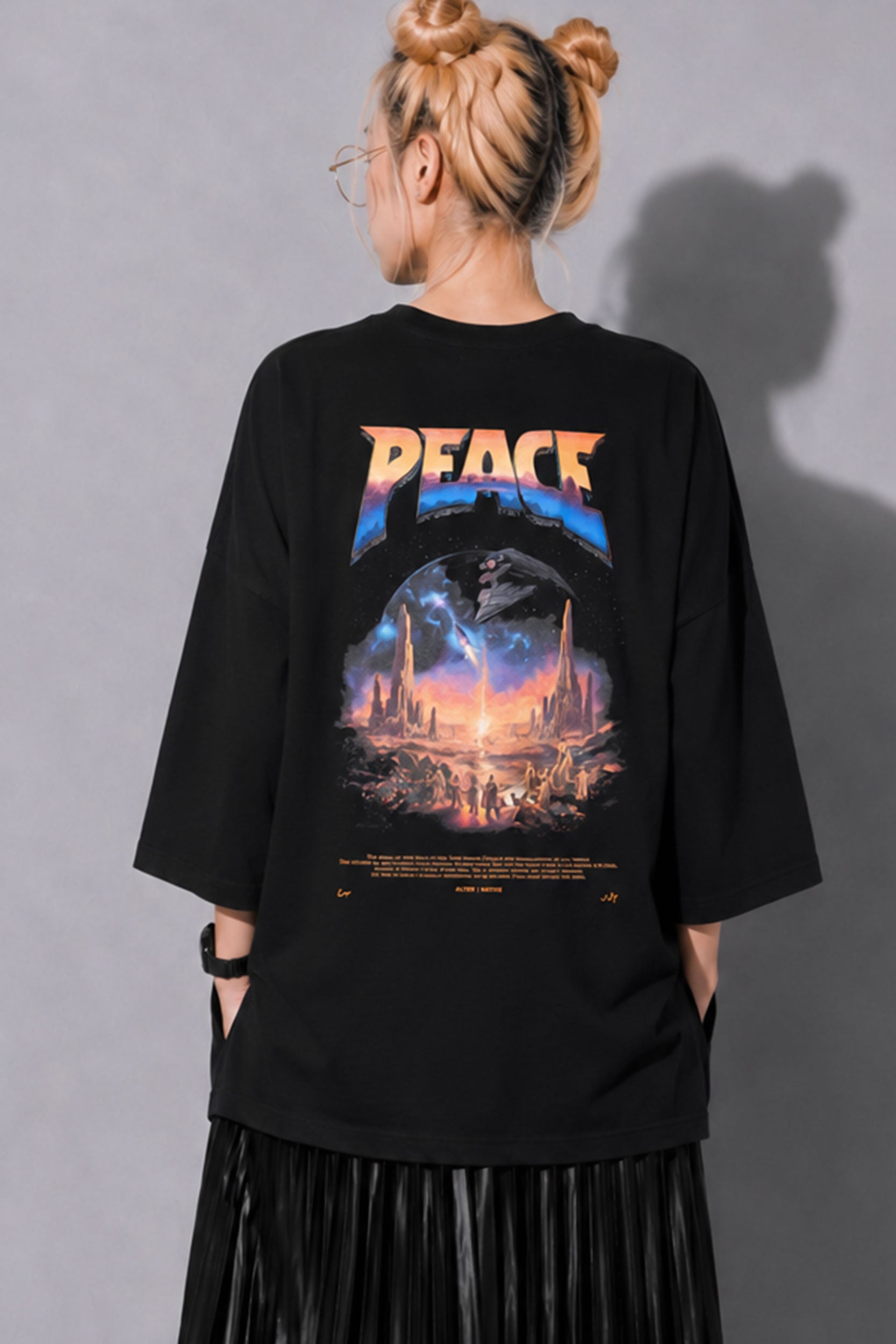 STOF / PEACE MAKER Tee - BLACK