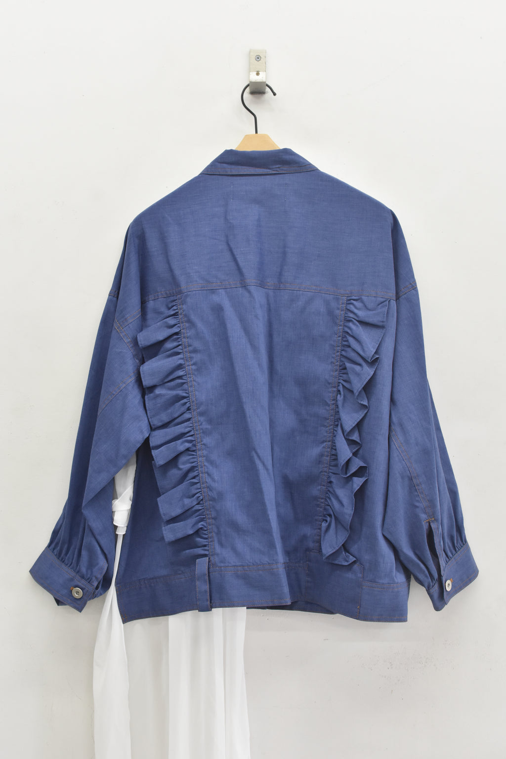 先行予約 BEDSIDEDRAMA / ASYMMETRICAL SHIRT JACKET