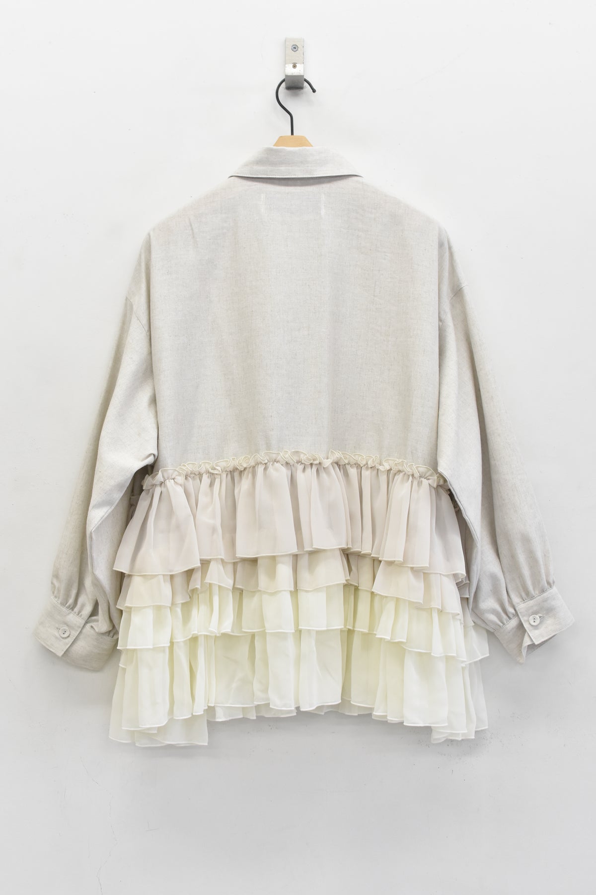 先行予約 BEDSIDEDRAMA / FRILL SHIRT JACKET
