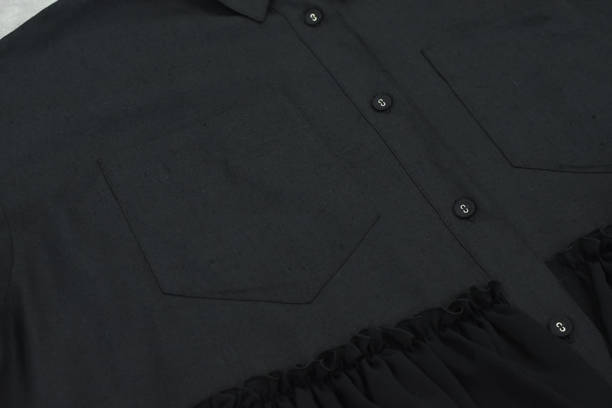 先行予約 BEDSIDEDRAMA / FRILL SHIRT JACKET