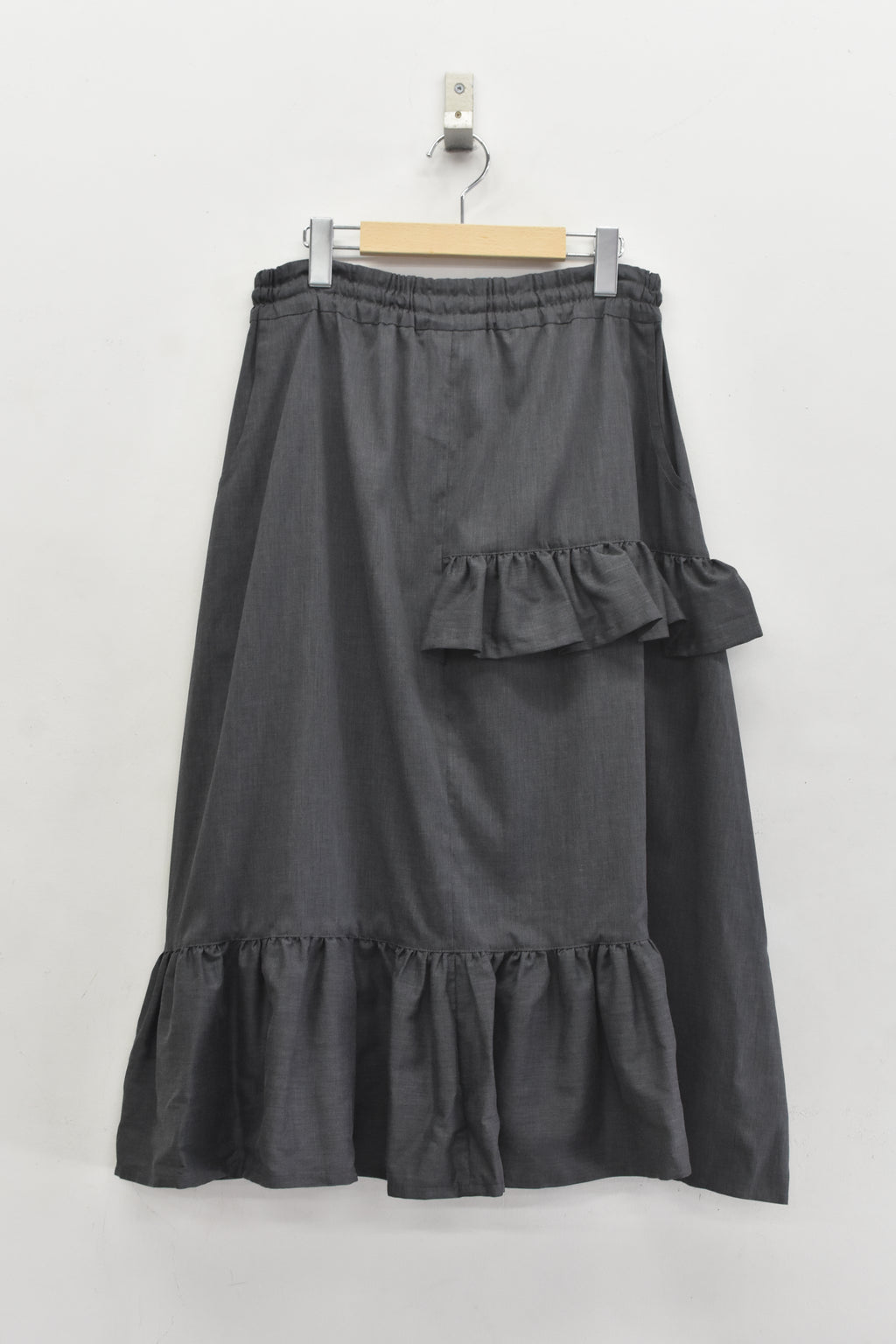 先行予約 BEDSIDEDRAMA / ASYMMETRICAL SHIRT SKIRT