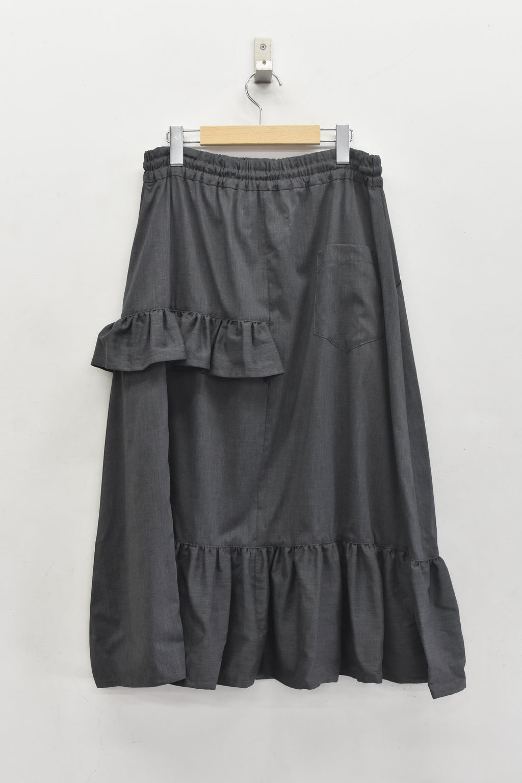 先行予約 BEDSIDEDRAMA / ASYMMETRICAL SHIRT SKIRT