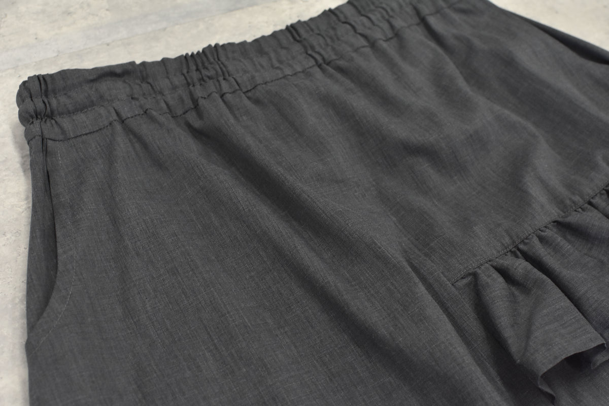先行予約 BEDSIDEDRAMA / ASYMMETRICAL SHIRT SKIRT