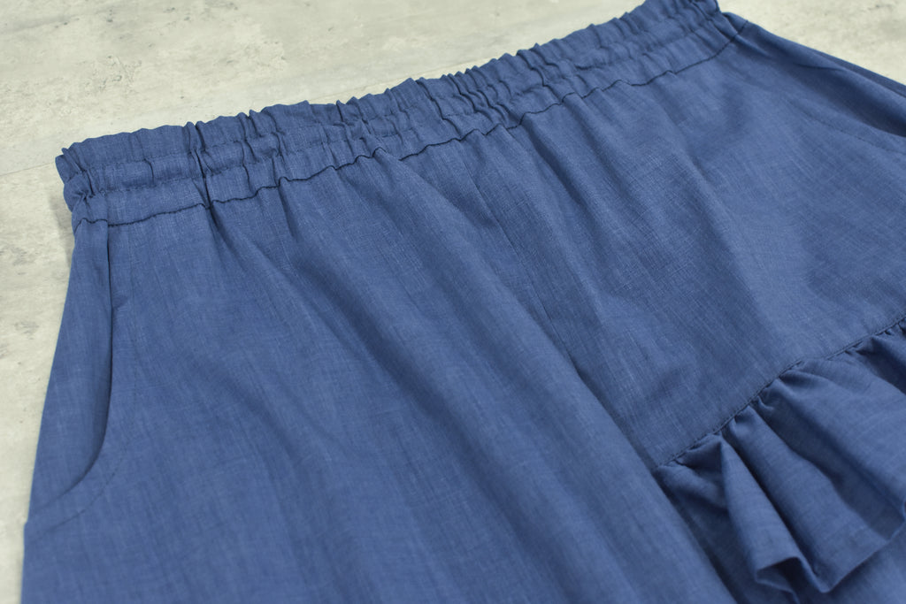 先行予約 BEDSIDEDRAMA / ASYMMETRICAL SHIRT SKIRT