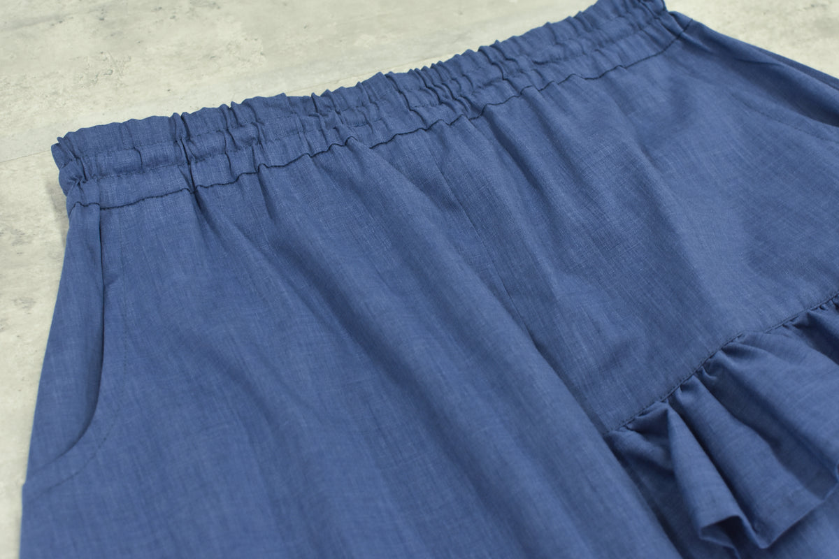 先行予約 BEDSIDEDRAMA / ASYMMETRICAL SHIRT SKIRT