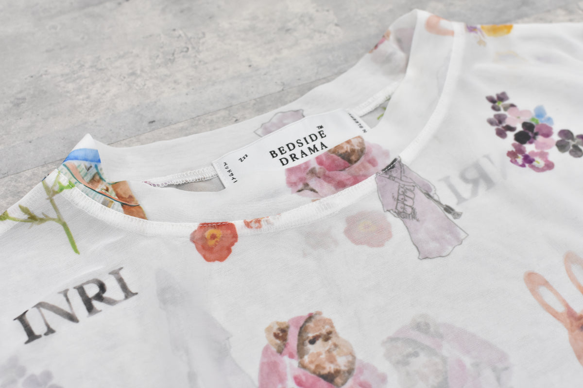 先行予約 BEDSIDEDRAMA / NOSTALGIC SHEER TEE
