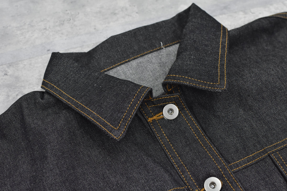 先行予約 BEDSIDEDRAMA / RAW-EDGE DENIM COAT