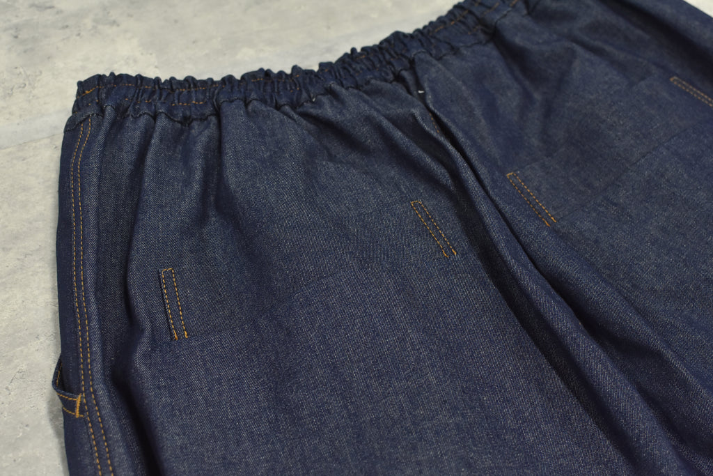 先行予約 BEDSIDEDRAMA / GATHERED DENIM PANTS