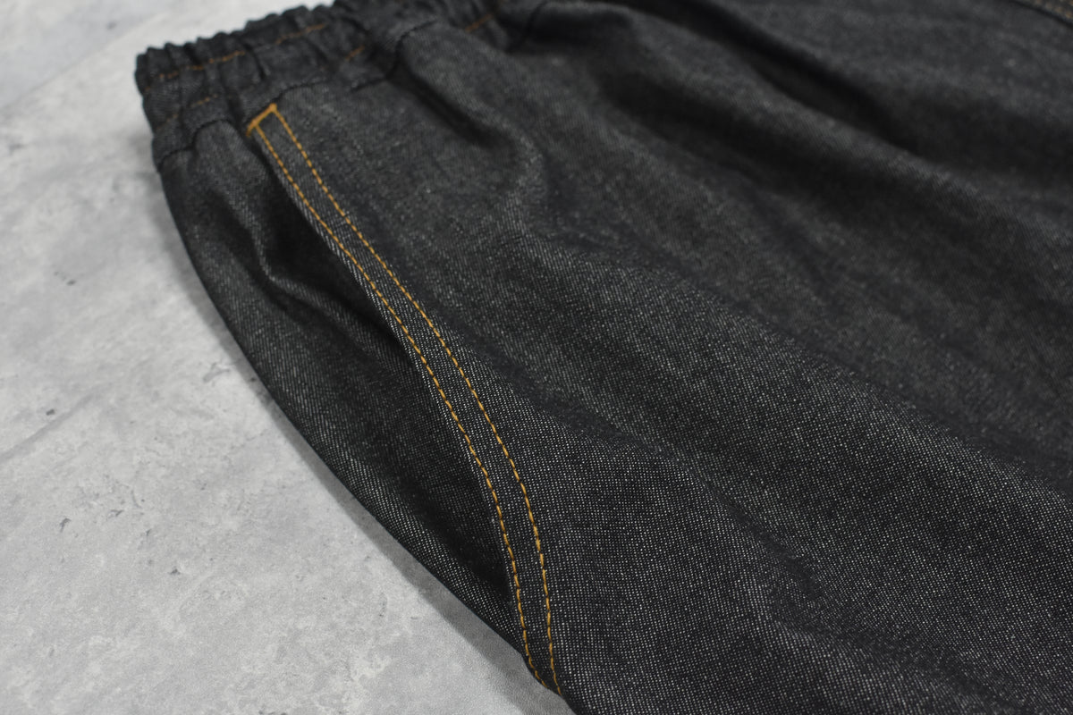 先行予約 BEDSIDEDRAMA / GATHERED DENIM PANTS