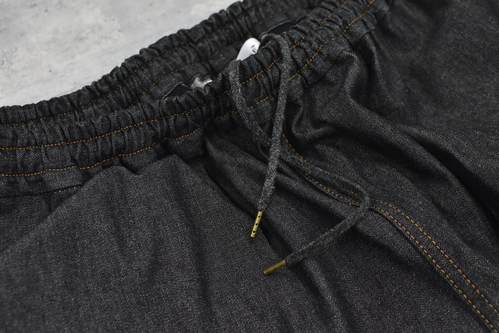 先行予約 BEDSIDEDRAMA / GATHERED DENIM PANTS