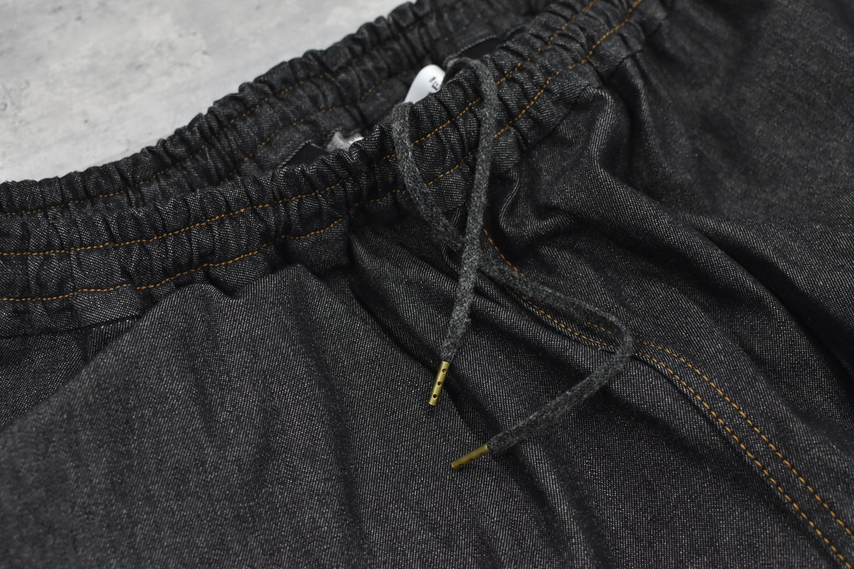先行予約 BEDSIDEDRAMA / GATHERED DENIM PANTS
