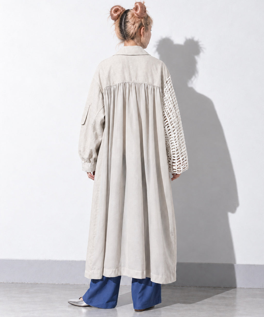 先行予約 BEDSIDEDRAMA / SPRING FLOW COAT