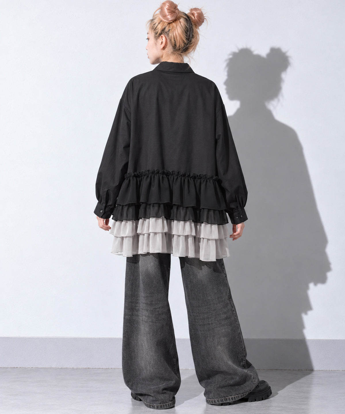 先行予約 BEDSIDEDRAMA / FRILL SHIRT JACKET
