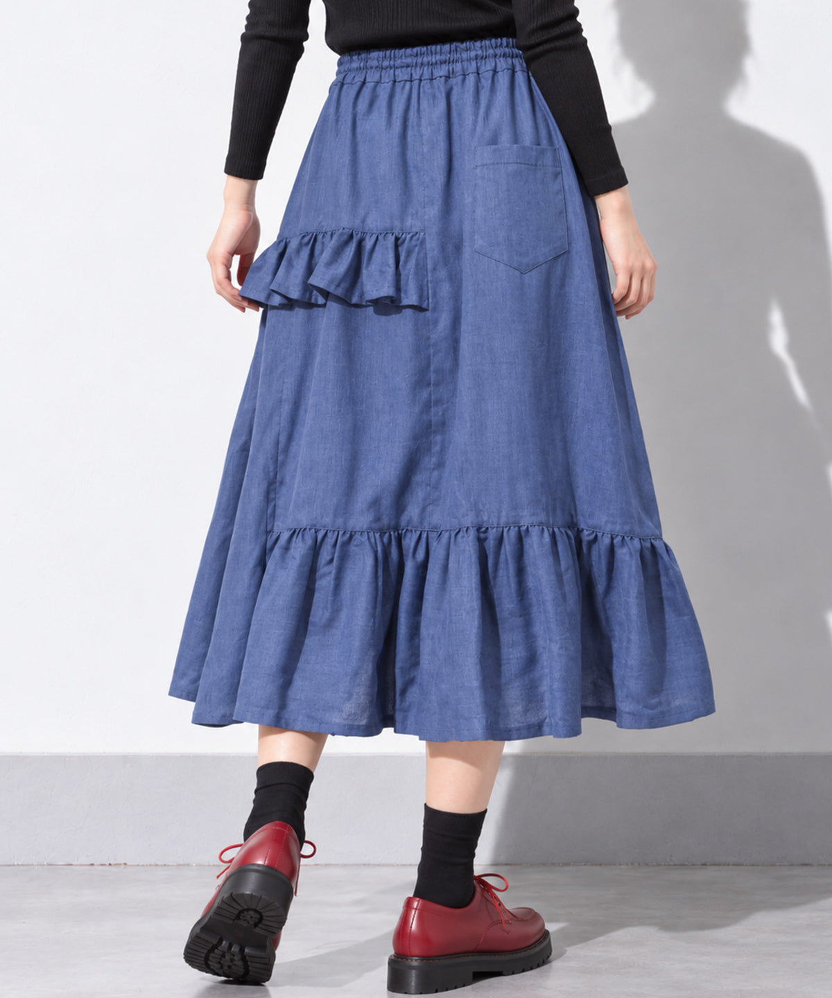 先行予約 BEDSIDEDRAMA / ASYMMETRICAL SHIRT SKIRT