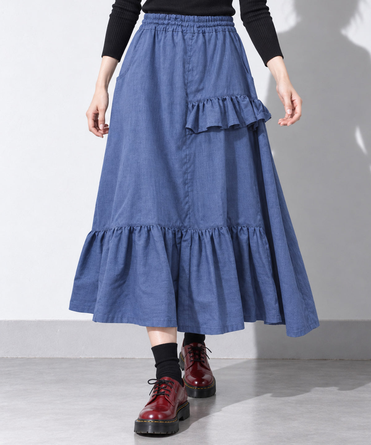 先行予約 BEDSIDEDRAMA / ASYMMETRICAL SHIRT SKIRT