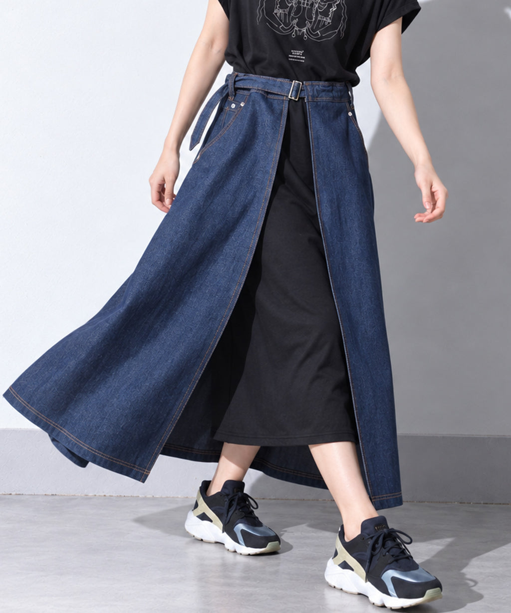 先行予約 BEDSIDEDRAMA / WRAP JEANS APRON