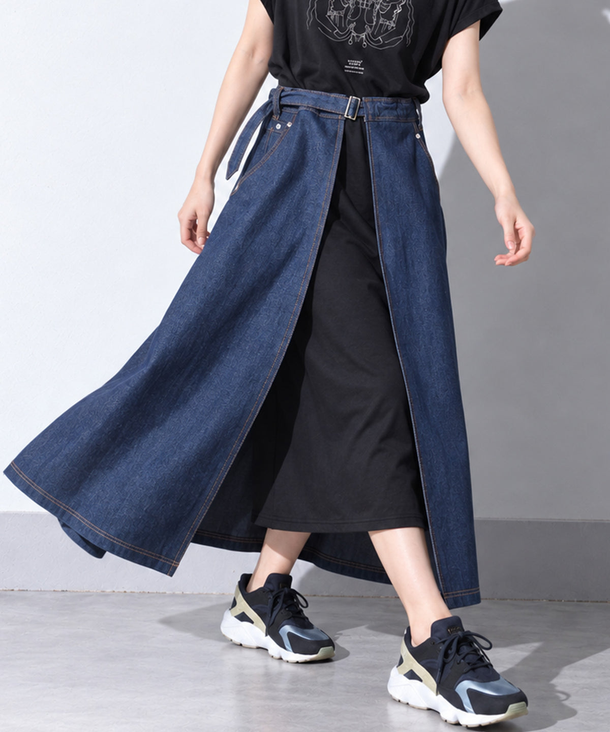 先行予約 BEDSIDEDRAMA / WRAP JEANS APRON