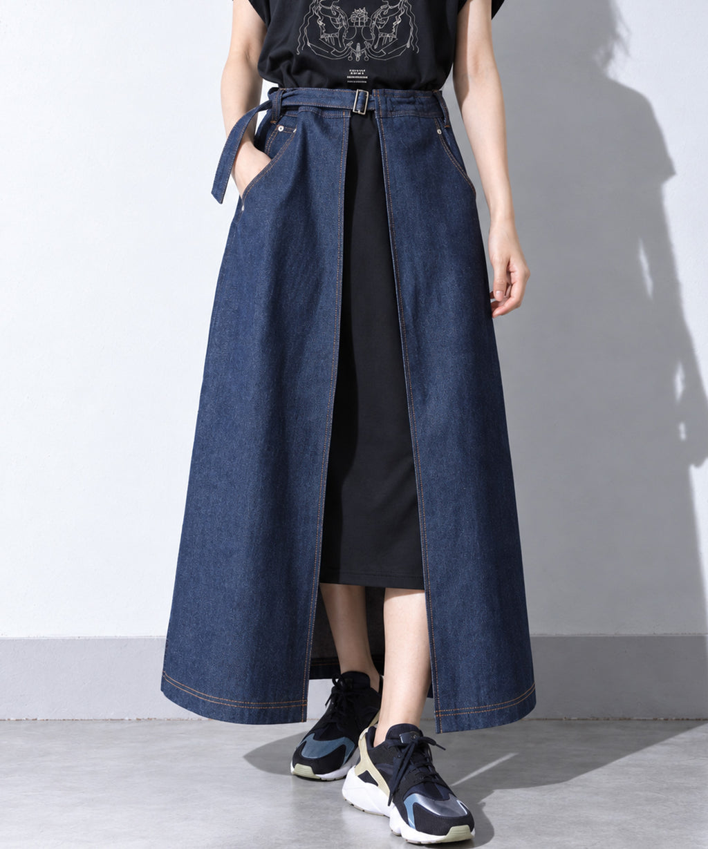 先行予約 BEDSIDEDRAMA / WRAP JEANS APRON