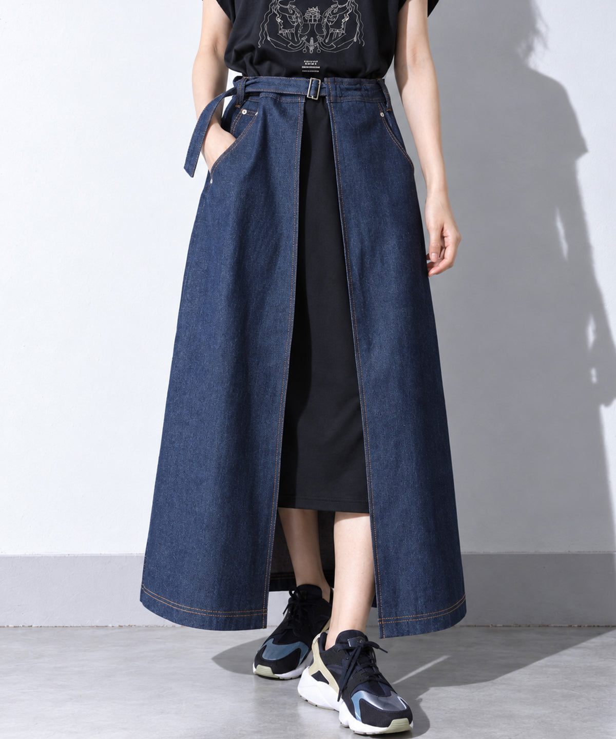 先行予約 BEDSIDEDRAMA / WRAP JEANS APRON