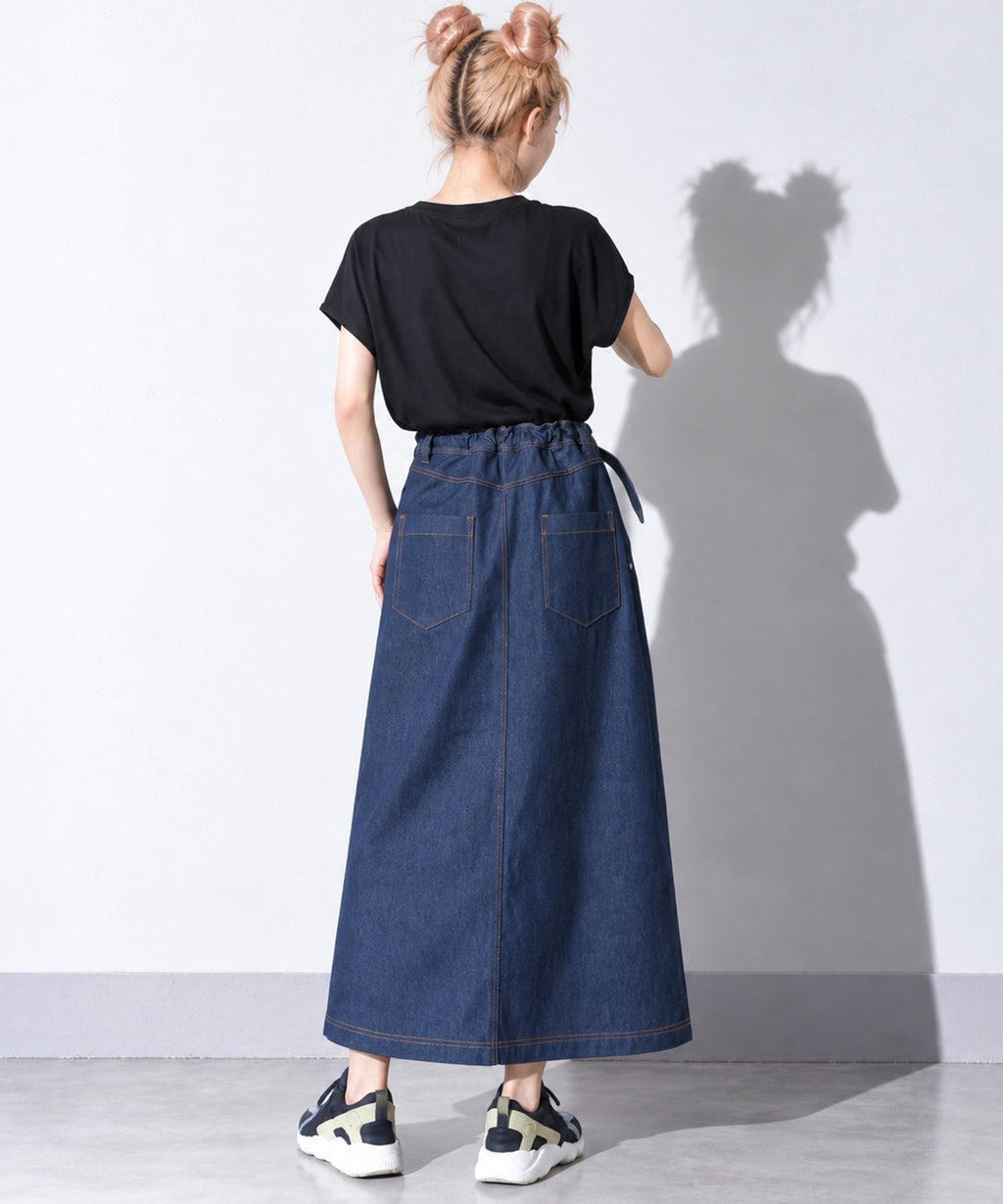 先行予約 BEDSIDEDRAMA / WRAP JEANS APRON